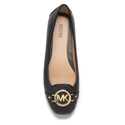 michael kors black flats women.